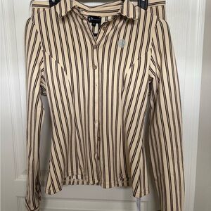 Waydamin V-Striped button up